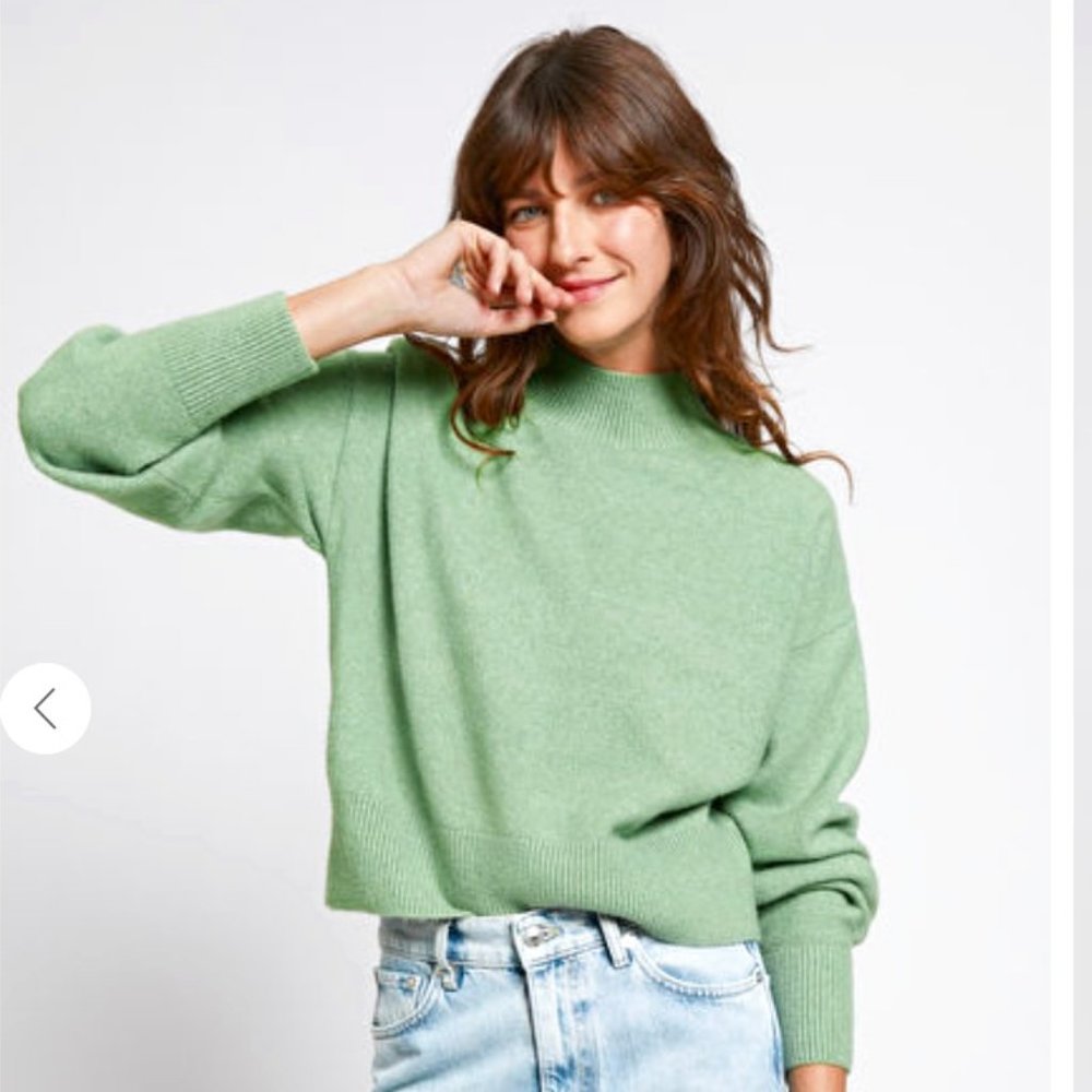 & Other Stories Mock Neck Sweater